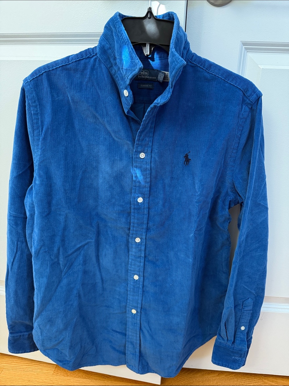 Polo by Ralph Lauren Blue Corduroy Button-Down Shirt